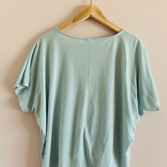 Light aqua dressy top - Picture 2 of 3